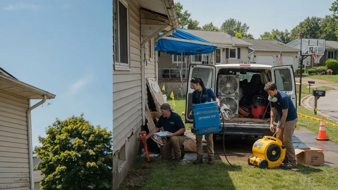 Ceiling Leak Cleanup in Martinsburg, PA near me